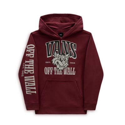 Vans hoodie deals kids red