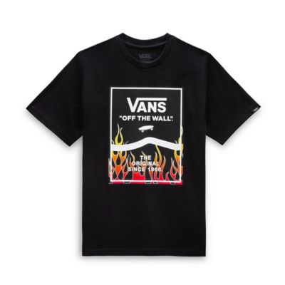 Vans shirt with sales flames