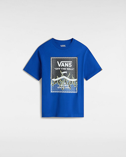 Vans Camiseta De Niños Print Box (8-14 Años) (surf The Web) Boys Azul