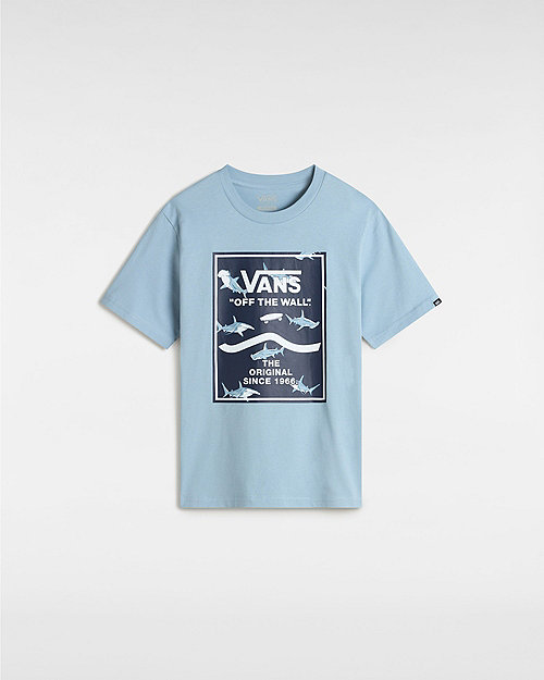 Vans T-shirt Print Box Ado (8-14 Ans) (dusty Blue) Boys Bleu