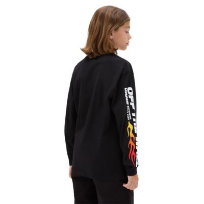 Vans boys long sales sleeve