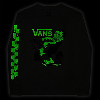 Boys Haunted House Of Vans Long Sleeve T-Shirt (8-14 Years) 7
