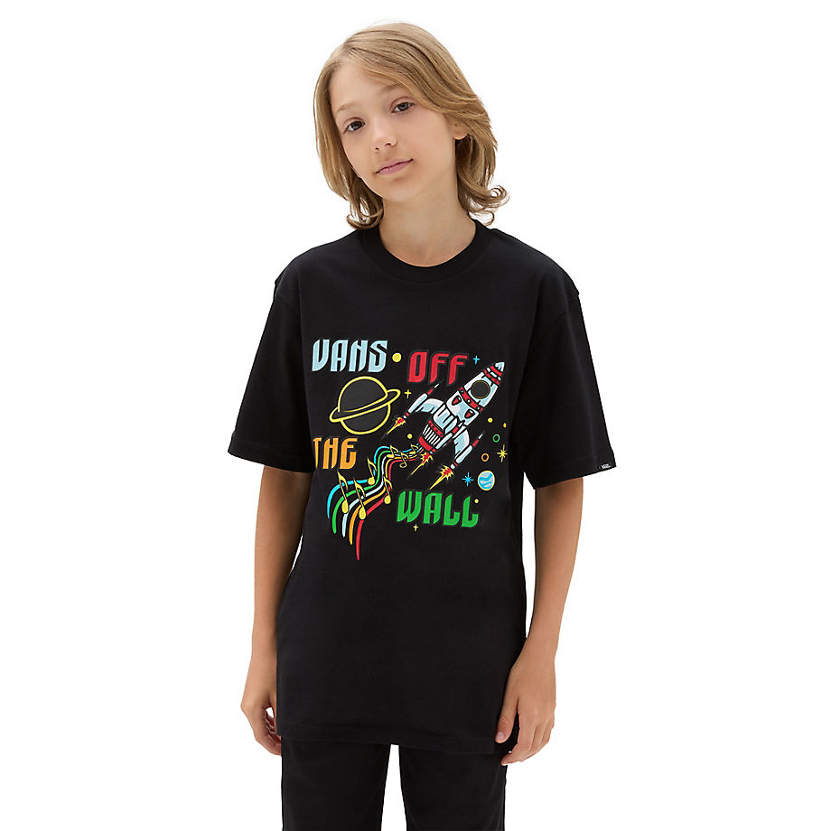 Vans Boys Dj Rocket Jam T-shirt (8-14 Years) (black) Boys Black