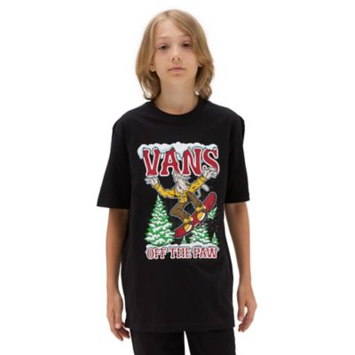 Boys Off the Paw T-Shirt (8-14 Years) | Black | Vans