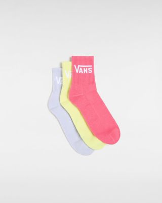 Vans Classic Half Crew Socks (3 Pairs) (bright Multi) Men Multicolour