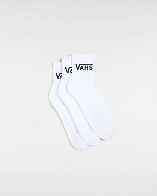 Vans Classic Half Crew Sock 3-pack(white)
