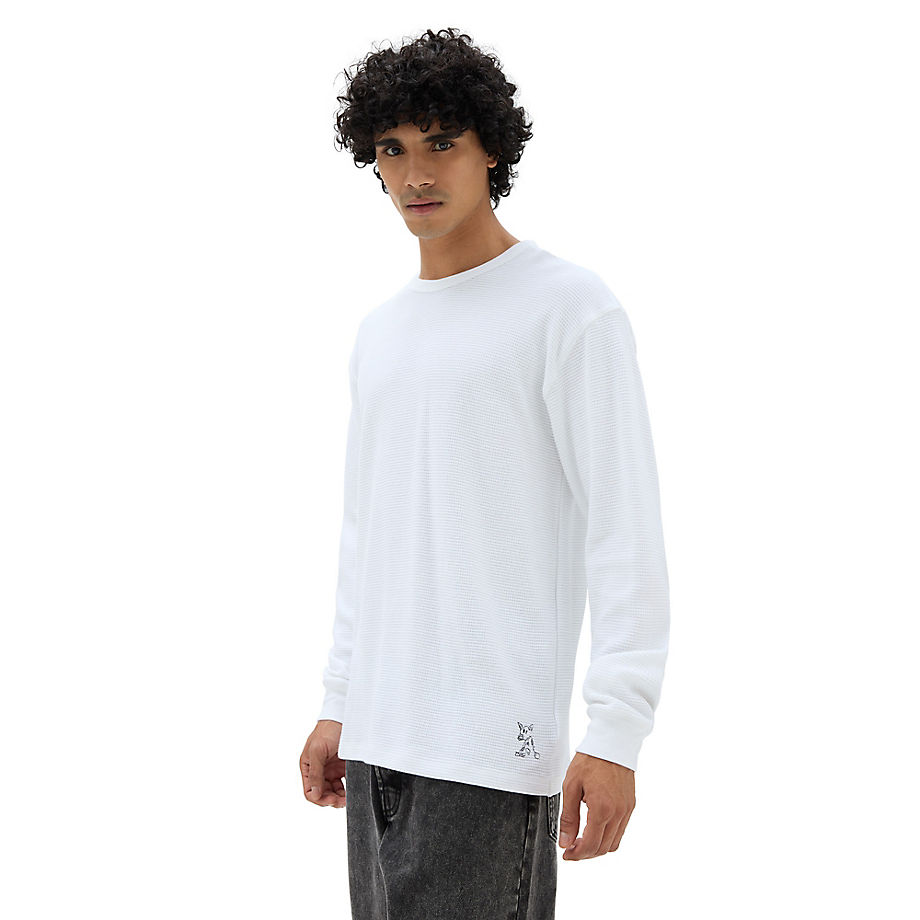 Vans Nick Michel Long Sleeve Knits Sweatshirt (white) Men White