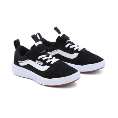 Kinder UltraRange 66 Schuhe Vans mit (4-8 | | Schwarz Jahre) Klettverschluss