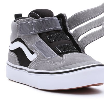 Vans mid deals tops kids Grey