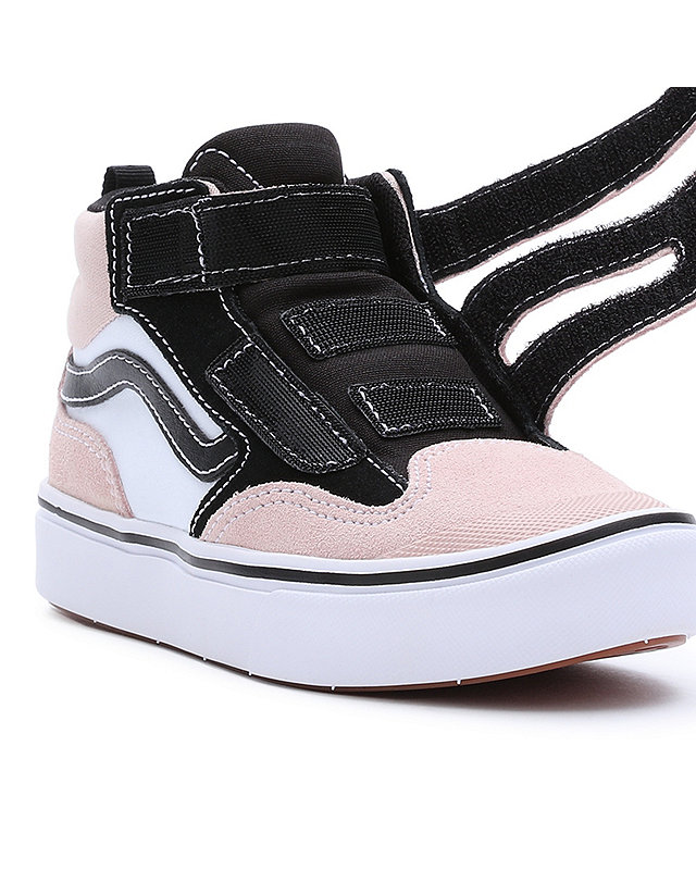 Kinder ComfyCush New Skool Mid Schuhe mit Klettverschluss (4-8 Jahre)