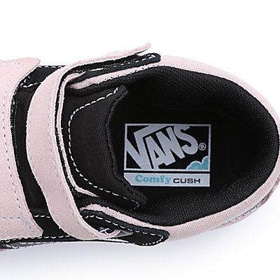 Kinder ComfyCush New Skool Mid Schuhe mit Klettverschluss (4-8 Jahre)