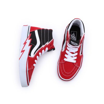 Red vans with lightning sales bolt