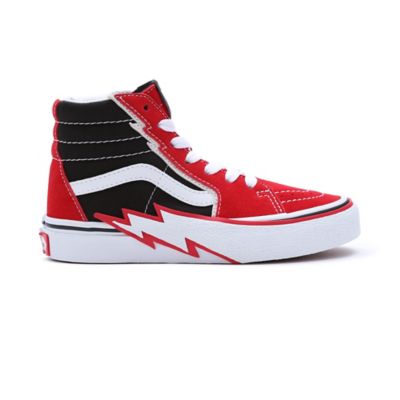 Red high top deals vans