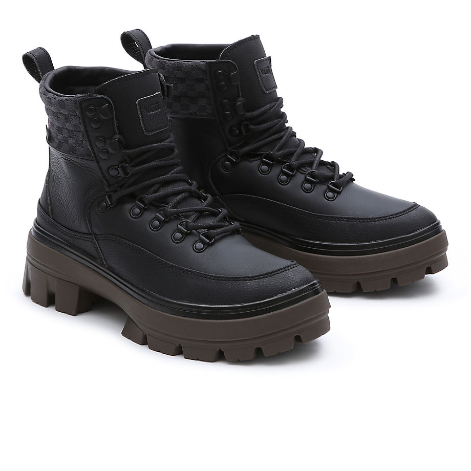 Vans Leather Colfax Elevate Mte-2 Shoes (black/gum) Men