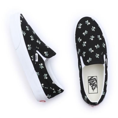 Slip on best sale flower vans