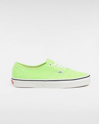 Vans Authentic Shoes (neon Acid Wash Green) Unisex Green