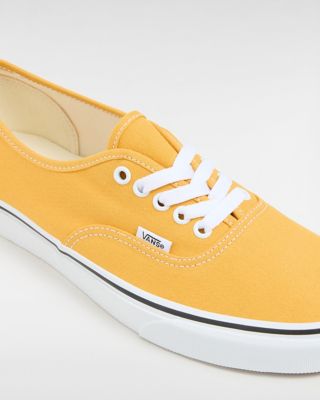 Vans yellow cheap low top