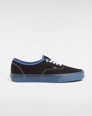 Vans Authentic Shoes (translucent Sidewall Black/blue) Unisex Black