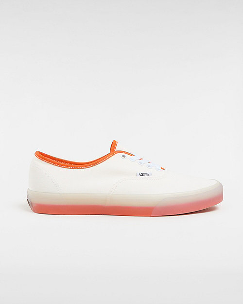 Vans Authentic Schuhe (translucent Sidewall White/orange) Unisex Weiß