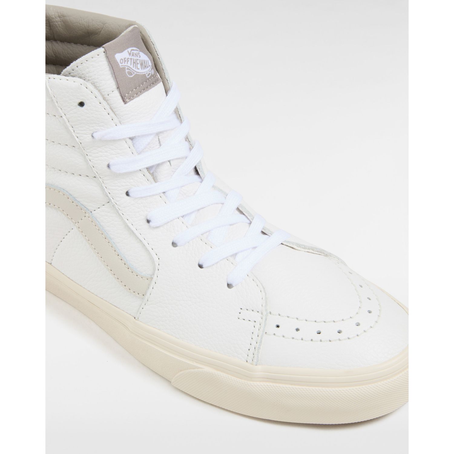 All white vans outlet sk8 hi leather