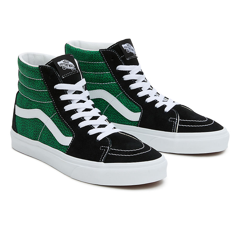 Vans Sk8-hi Shoes (black/green) Men