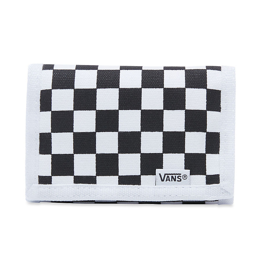 VANS Portefeuille Slipped (black-white Checkerboard) Homme Noir, Taille TU