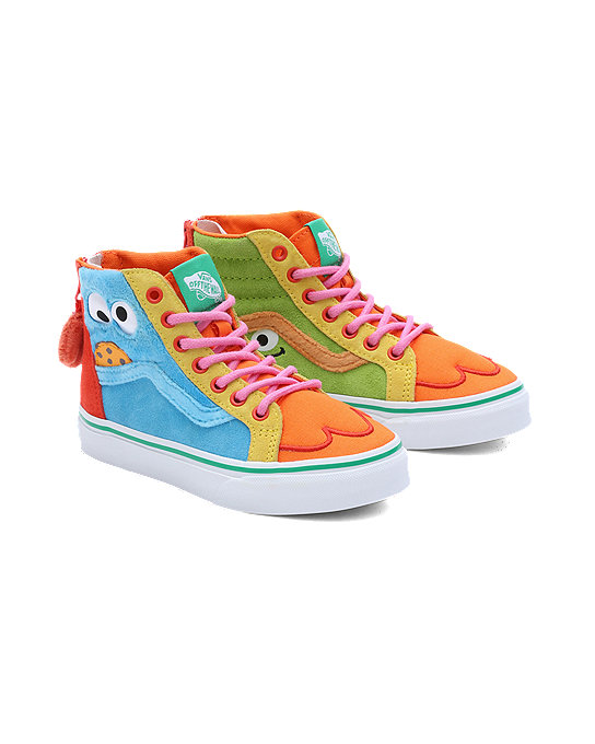 Chaussures zippées Vans x Sesame Street Sk8-Hi Enfant (4-8 ans) | Vans