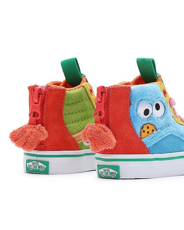 Zapatillas de bebé Sk8-Hi Vans x Sesame Street con cremallera (1-4 años) 6
