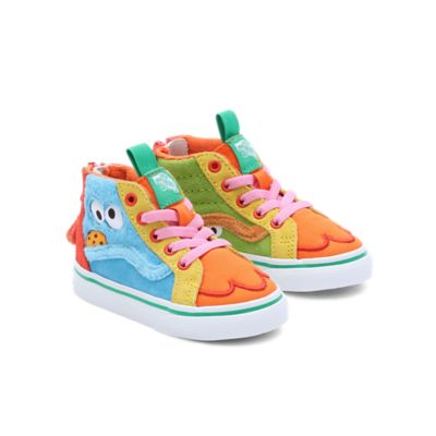 Zapatillas de bebé Sk8-Hi Vans x Sesame Street con cremallera (1-4 años) | Vans