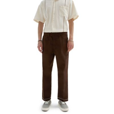 Michael February Authentic Relaxed Cropped Chino Trousers | Vans