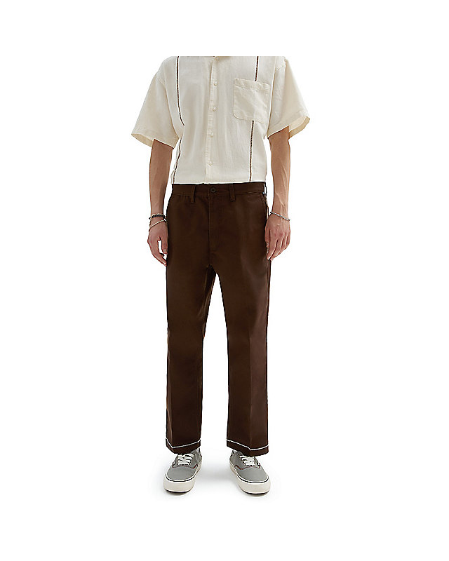 Michael February Authentic Relaxed Cropped Chino Trousers 1