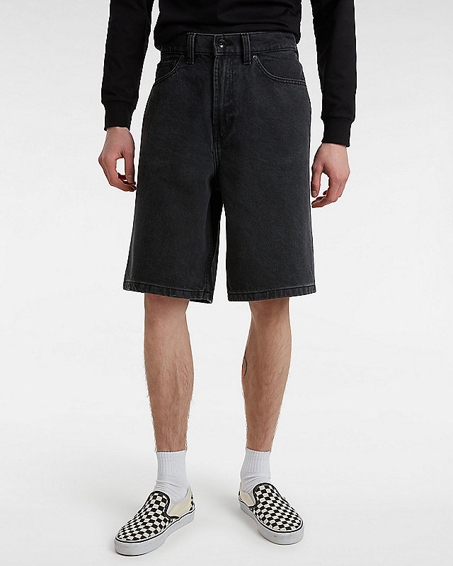 Pantalones cortos denim de corte holgado Check-5 3