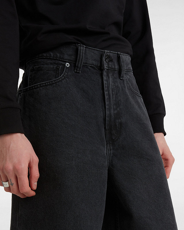 Pantalones cortos denim de corte holgado Check-5 5