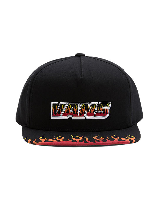 Kids Up In Flames Snapback Hat | Vans