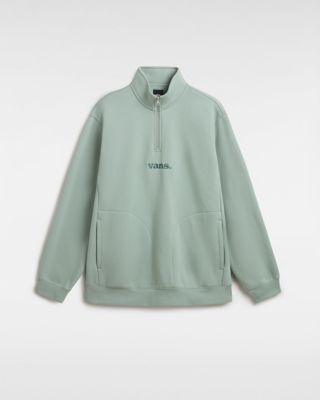 Vans Sudadera Con Cremallera De Un Cuarto Lowered (iceberg Green) Hombre Verde