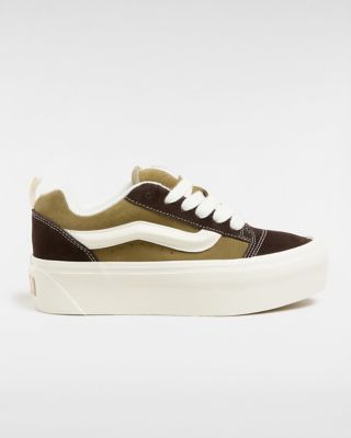 Vans Knu Stack Shoes (gothic Olive) Women Green
