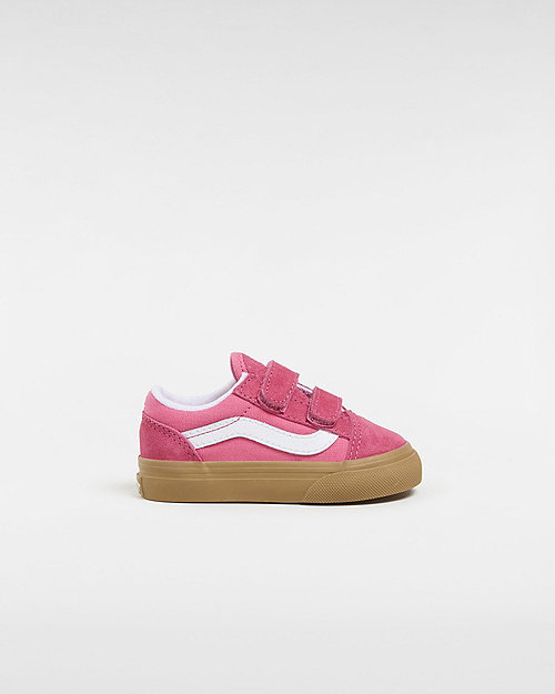 Vans Chaussures À Scratch Old Skool Bébé (1-4 Ans) (gum Pink) Toddler Rose