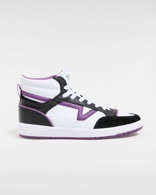 Vans Lowland Mid Comfycush Jmp Shoes (new Varsity Black/white/purple) Unisex Multicolour, Size 3