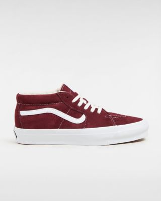 Vans Premium Sk8-mid 83 Schuhe (lx Pig Suede Port Royale) Unisex Rot