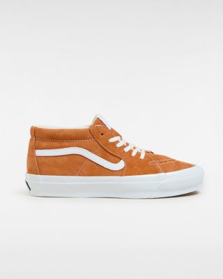Vans Sk8-mid Reissue 83 Lx Pgsu Amber (lx Pig Suede Amber) Unisex Brown, Size 4.5