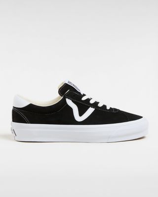 Vans Premium Sport 73 Shoes (lx Pig Suede Black/white) Unisex Black, Size 3