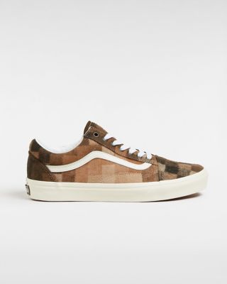 Brown leather vans online