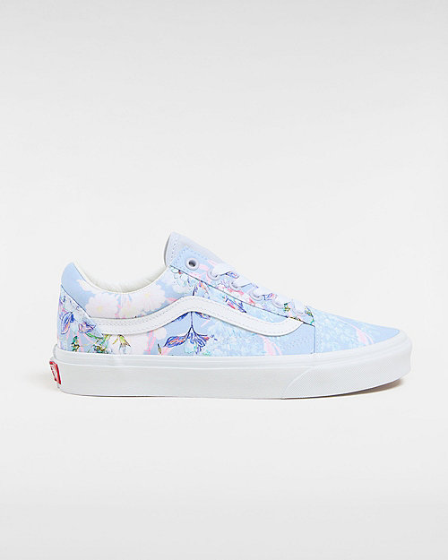 Vans Old Skool Pig Suede Shoes (whimsy Floral True White) Unisex Multicolour