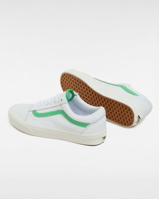 Chaussures en daim Old Skool Blanc Vans