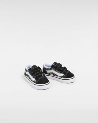 Old skool best sale vans black velcro