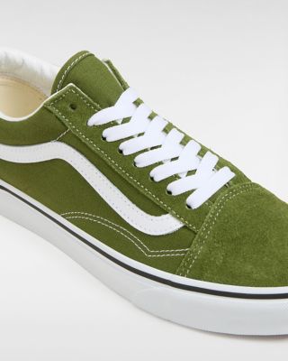 Olive suede vans online