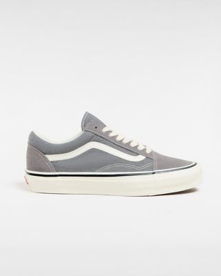 Vans Old Skool Reissue 36 Lx Shoes (salt Wash Pewter) Unisex Grey