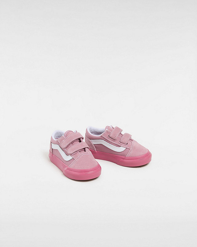 Kleinkinder Old Skool Schuhe mit Klettverschluss (1-4 Jahre)
