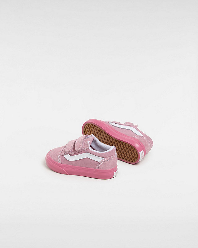 Kleinkinder Old Skool Schuhe mit Klettverschluss (1-4 Jahre)
