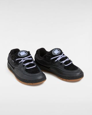 Vans black work on sale shoes